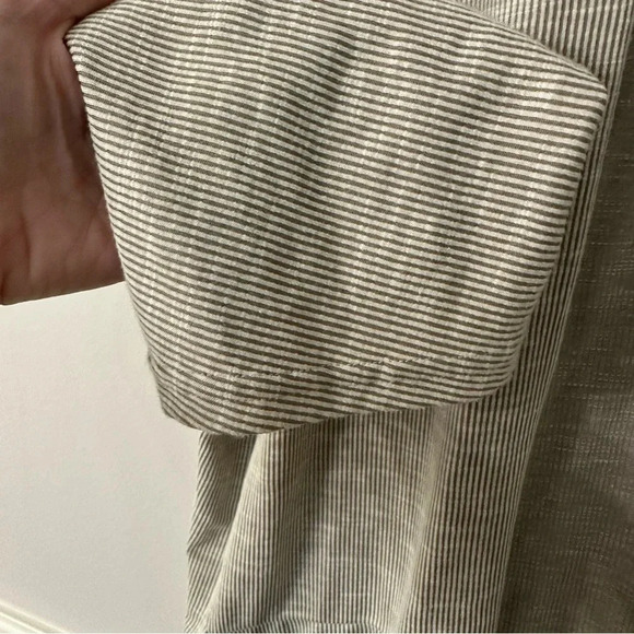 Donni Women's 3/4 Sleeve Gray Ribbed Open Cardigan w/ Pockets Sz OSFA Plus GUC - Picture 5 of 9